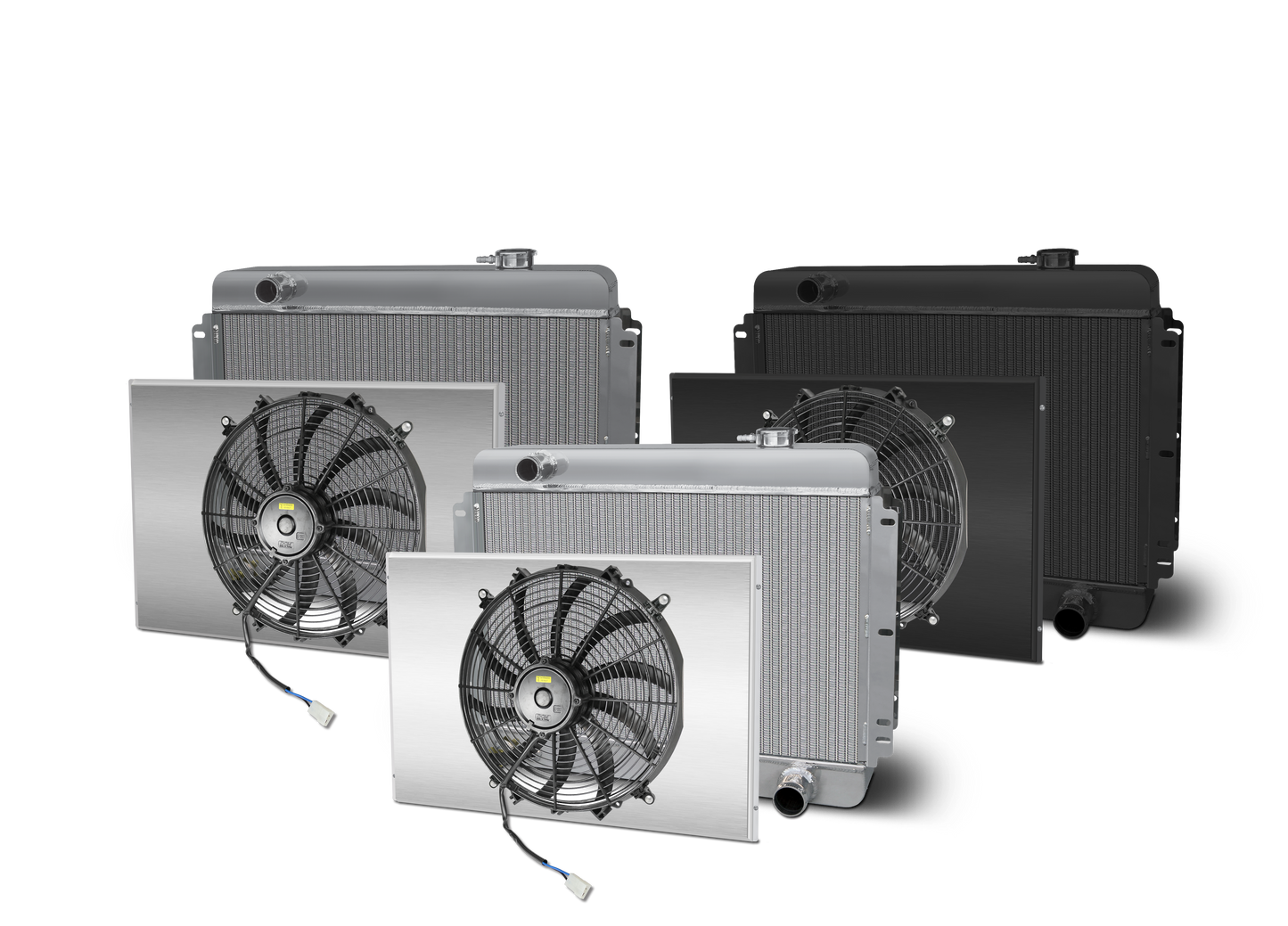 1962-1967 Nova Aluminum Radiator and Shroud