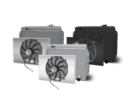 1962-1967 Nova Aluminum Radiator and Shroud