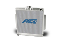 Aluminum Satin  Radiator Mini/Micro Sprint  Stand-Up  Single Pass 1 Inch Inlet/Outlet