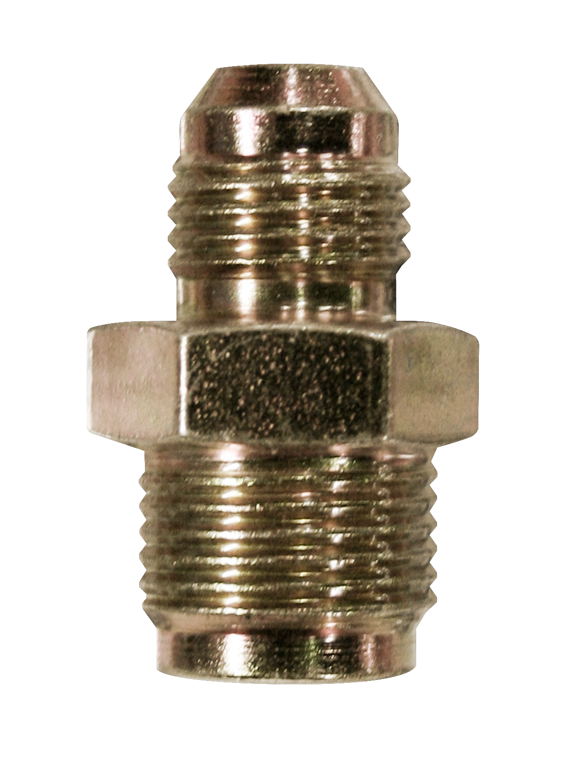 Steel Power Steering Box Fitting Large 11/16 Inch - 16 Up To 1979 GM Steering Box  Pressure Flare Type