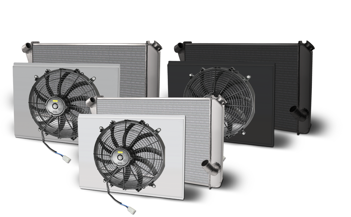 1973-76 Corvette Chevy Aluminum Radiator and Shroud