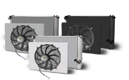 1973-76 Corvette Chevy Aluminum Radiator and Shroud