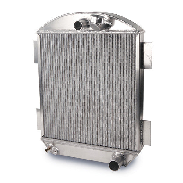 Universal Street Rod 18 Wide X 24 Tall Aluminum Radiator and Shroud