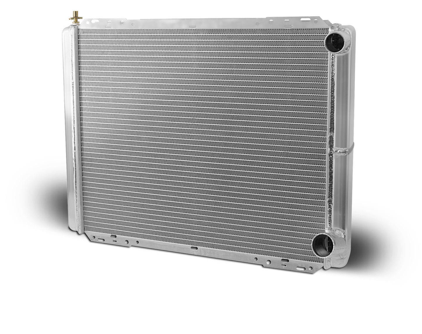 Aluminum Radiator Circle Track 26 Inch Double Pass Chevy  1.5 Inch Right Side Inlet