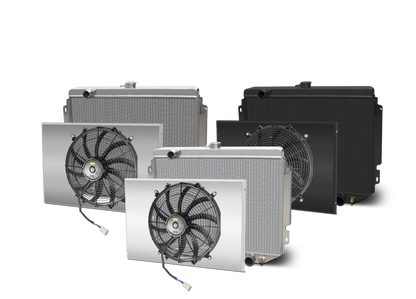 1966-67 Chevelle Aluminum Radiator and Shroud