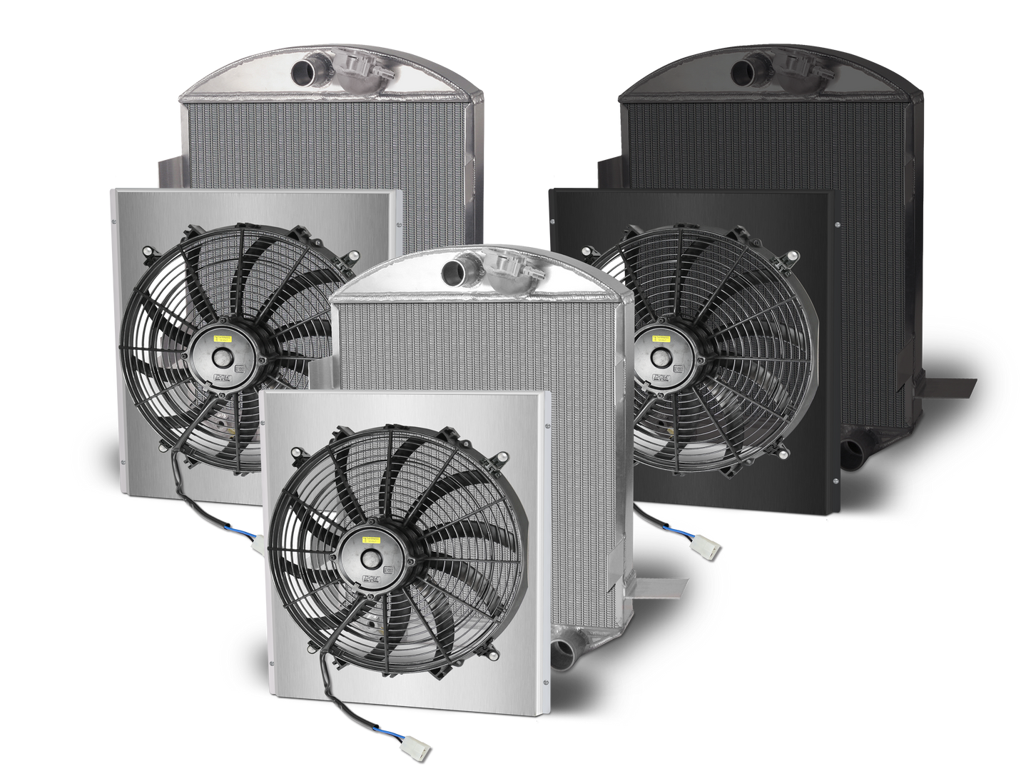 1923 T-Bucket Aluminum Black  Radiator Series