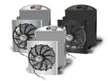 1923 T-Bucket Aluminum Black  Radiator Series