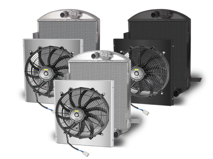 1923 T-Bucket Aluminum Black  Radiator Series