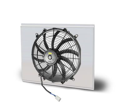 1962-67 Nova Swap Lsx Double Pass Aluminum Radiator and Shroud