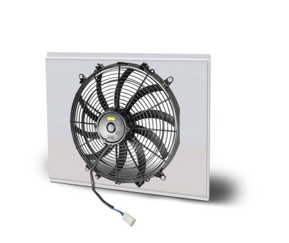 Chevelle Lsx Double Pass Crossflow Aluminum Radiator and Shroud