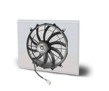 1964-67 GTO Lsx Double Pass Aluminum Radiator and Shroud