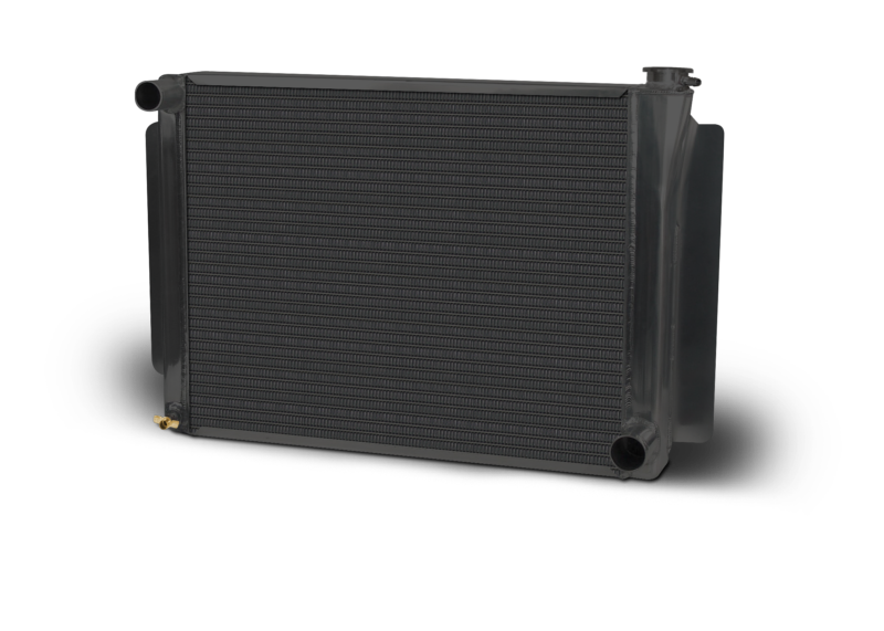 Aluminum Black  Radiator  Drag/Performance  26 Inch  Single Pass  Chevy