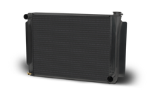 Aluminum Black  Radiator  Drag/Performance  26 Inch  Single Pass  Chevy