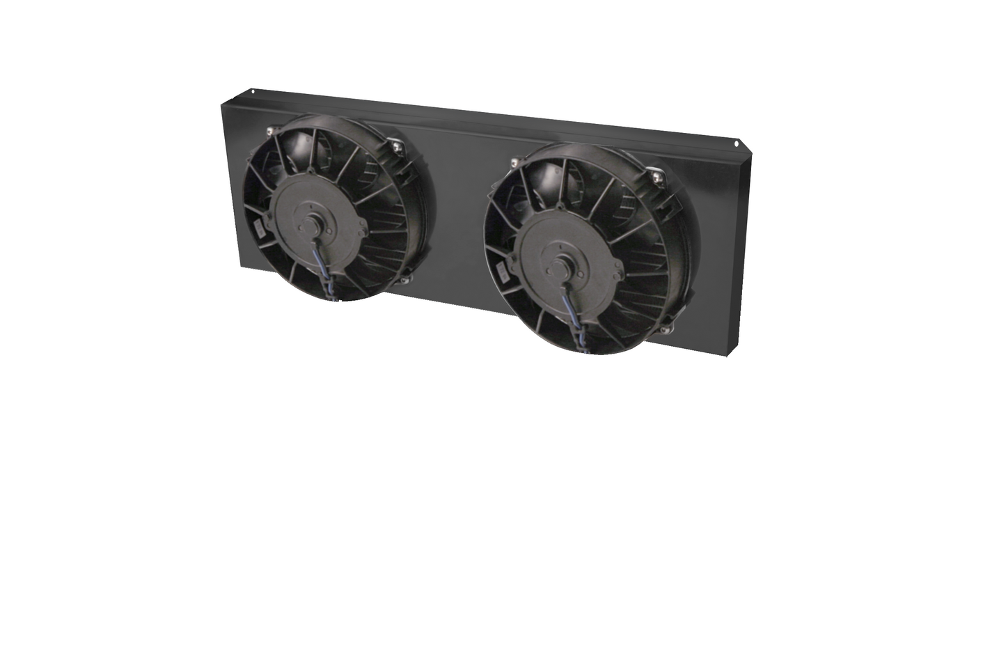 Aluminum Black  Fan And Shroud Kit For 80249N  1999-04 Ford Lightning/F150